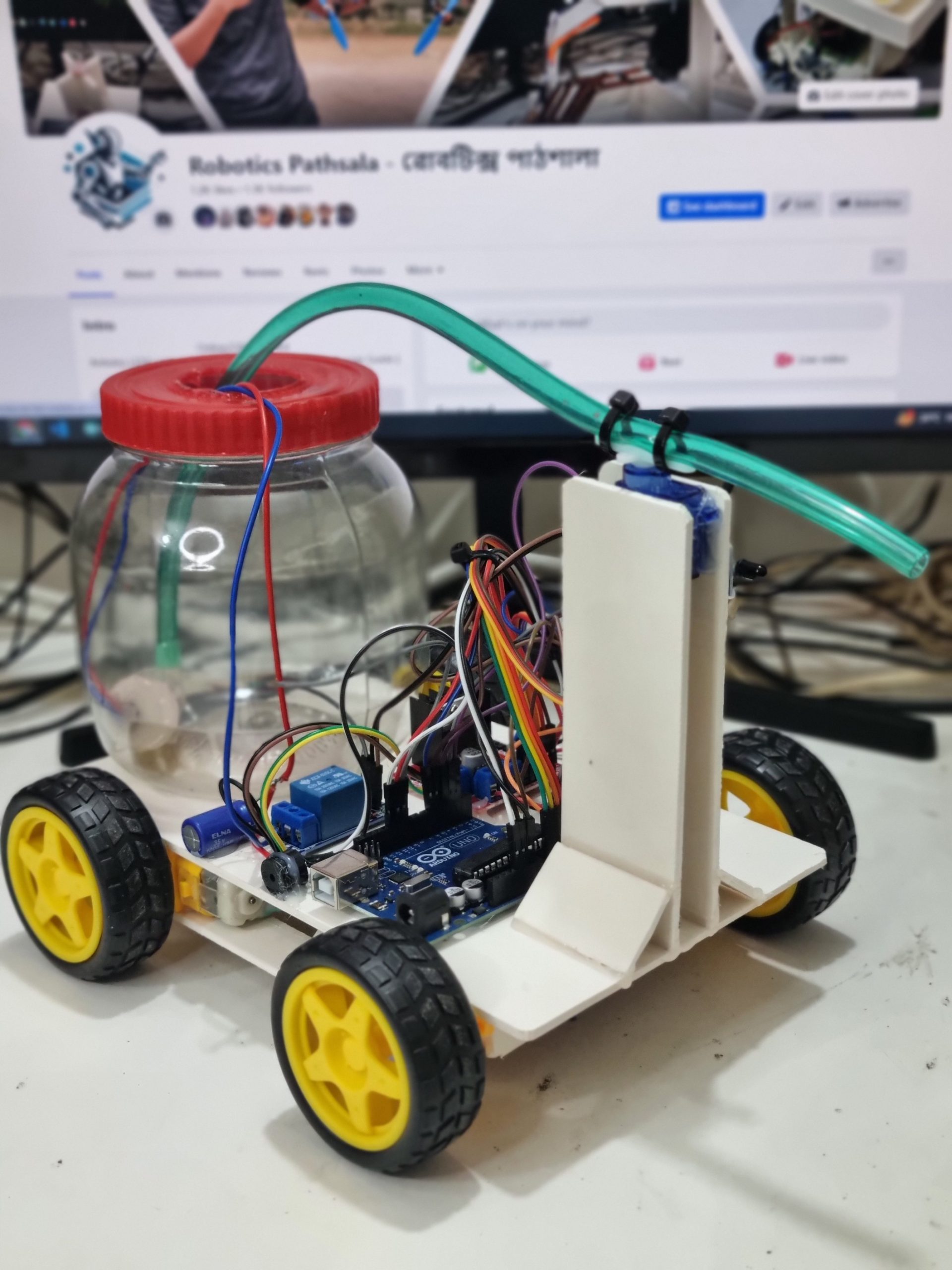 20241025_013339 Mobile App control fire fighting Robot - Image 1