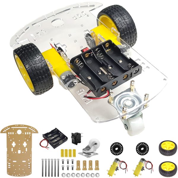 2WD Smart Robot Car Chassis | Two Wheel Drive Robot Car Chassis