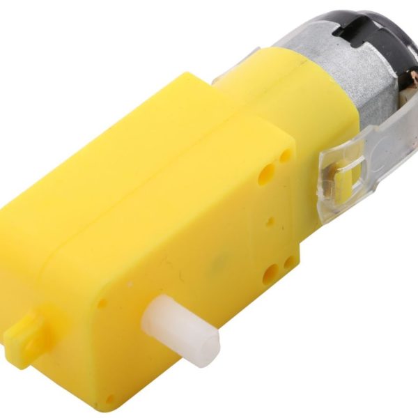 DC Gear Motor Magnetic Anti-interference Smart Car Chassis - Yellow Motor